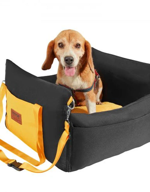 Load image into Gallery viewer, VEVOR Dog Booster Car Seat Pet Car Seat for Small Dog up to 25Lbs Black
