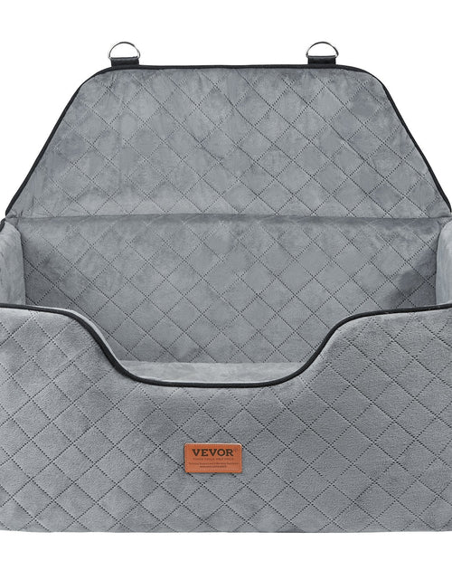 Load image into Gallery viewer, VEVOR Dog Booster Car Seat Pet Car Seat for Medium Large Dog up to 55 Lbs Gray
