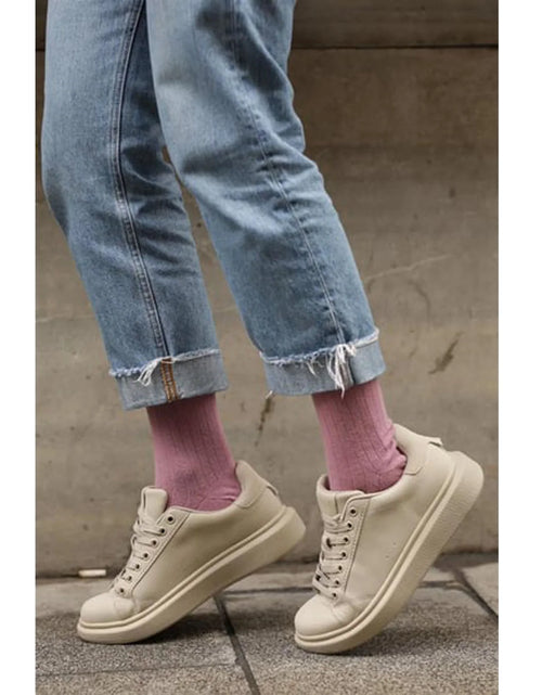 Load image into Gallery viewer, 3 Pairs of Women&#39;S Mid-Calf Colorful Socks - Soft, Breathable, &amp; Moisture-Wicking
