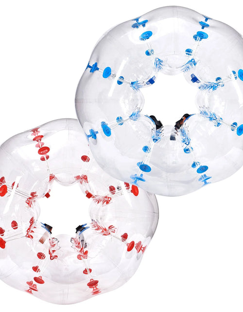 Load image into Gallery viewer, VEVOR Inflatable Bumper Balls 2-Pack, 5FT/1.5M Body Sumo Zorb Balls for Teen &amp; Adult, 0.8Mm Thick PVC Human Hamster Bubble Balls for Outdoor Team Gaming Play, Bumper Bopper Toys for Garden, Yard, Park
