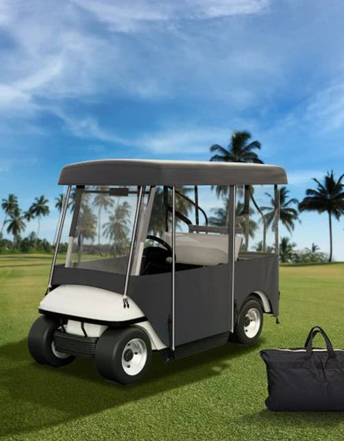 Load image into Gallery viewer, VEVOR Golf Cart Enclosure, 4-Person Golf Cart Cover, 4-Sided Fairway Deluxe, 300D Waterproof Driving Enclosure with Transparent Windows, Fit for EZGO, Club Car, Yamaha Cart (Roof up to 78.7&#39;&#39;L)
