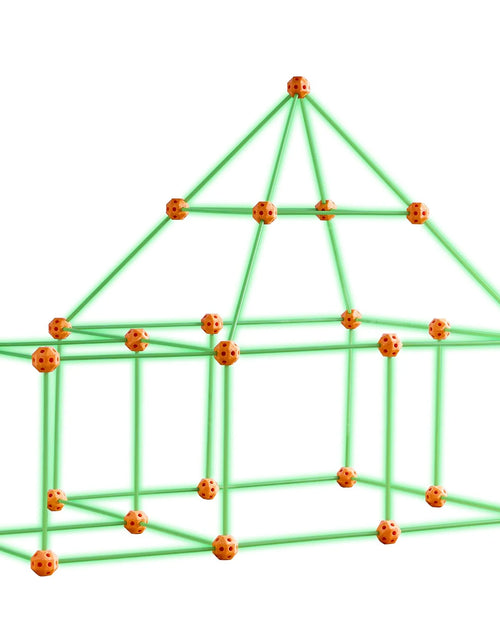 Load image into Gallery viewer, VEVOR Tent Fort Building Kit for Kids Glow in the Dark STEM Construction Toy 85P
