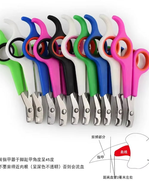 Load image into Gallery viewer, Pet Nail Claw Grooming Scissors Clippers for Dog Cat Small Animals Newest Pet Grooming Supplies Dog Grooming Grooming Scissors
