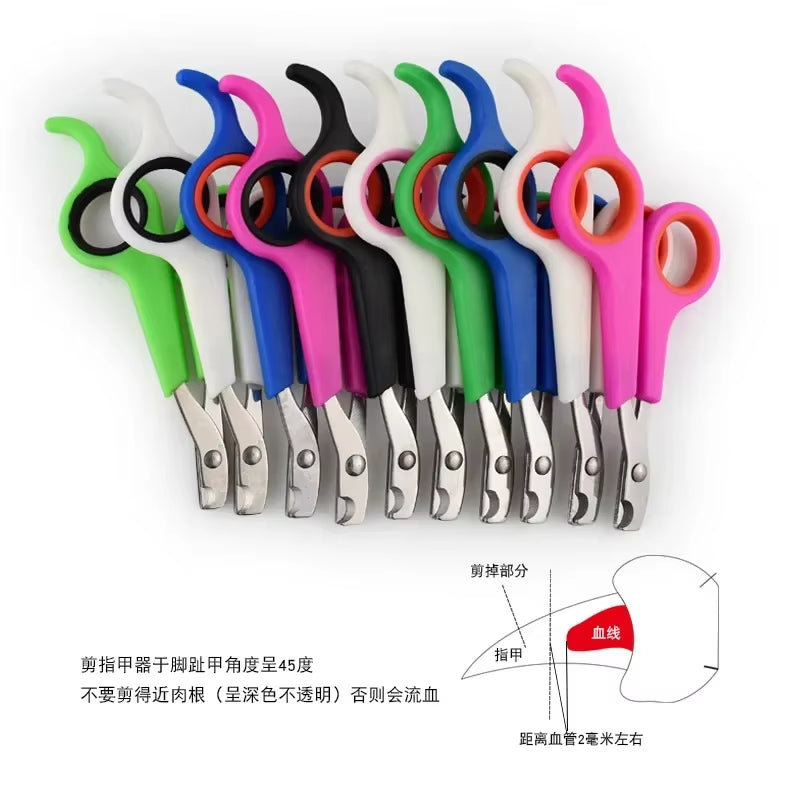 Pet Nail Claw Grooming Scissors Clippers for Dog Cat Small Animals Newest Pet Grooming Supplies Dog Grooming Grooming Scissors