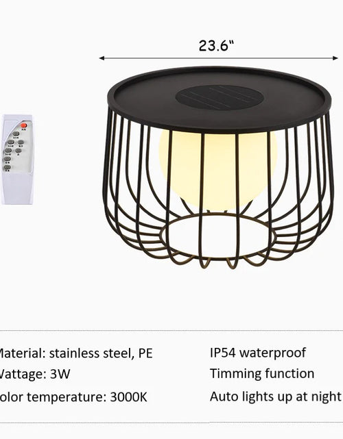 Load image into Gallery viewer, Solar Powered Glow Garden Table
