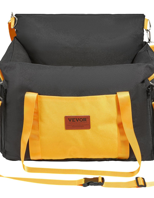 Load image into Gallery viewer, VEVOR Dog Booster Car Seat Pet Car Seat for Small Dog up to 25Lbs Black
