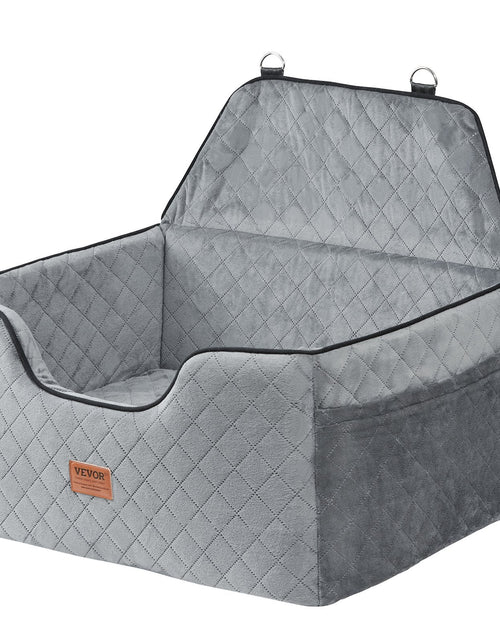 Load image into Gallery viewer, VEVOR Dog Booster Car Seat Pet Car Seat for Medium Large Dog up to 55 Lbs Gray
