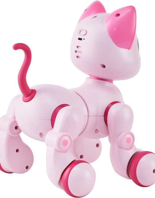 Load image into Gallery viewer, VEVOR RC Robot Cat Toy for Kid Talking Dancing Touch Remote Control Programmable
