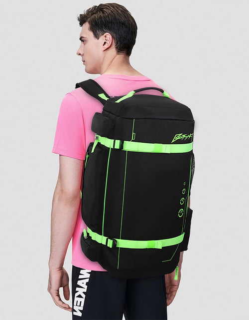 Load image into Gallery viewer, BE SMART 50L Extra Large Gym Backpack for Men, Big Gym Bag with Shoes Compart...
