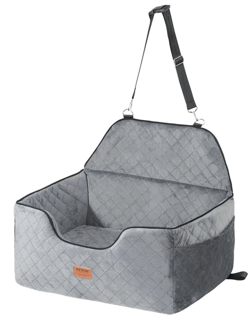 Load image into Gallery viewer, VEVOR Dog Booster Car Seat Pet Car Seat for Medium Large Dog up to 55 Lbs Gray
