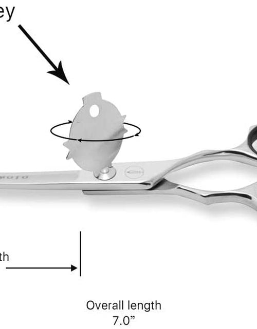 Load image into Gallery viewer, Curved Scissors for Dog Grooming,6.5 Inches,Safety round Tip Design. (Ball-Tip)
