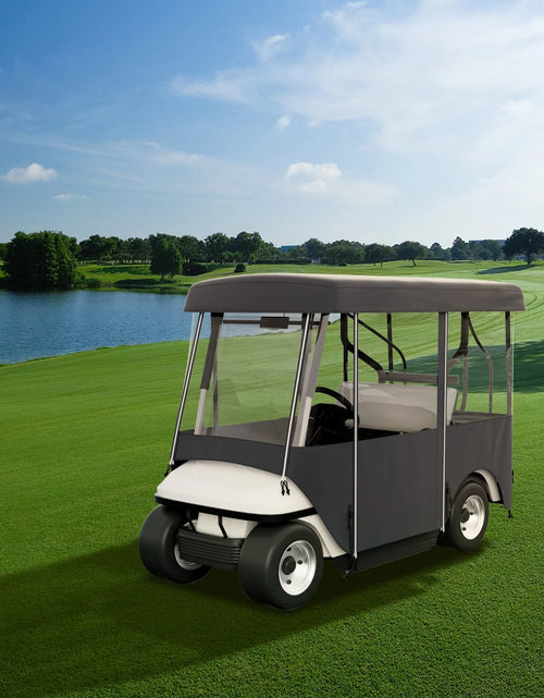 Load image into Gallery viewer, VEVOR Golf Cart Enclosure, 4-Person Golf Cart Cover, 4-Sided Fairway Deluxe, 300D Waterproof Driving Enclosure with Transparent Windows, Fit for EZGO, Club Car, Yamaha Cart (Roof up to 78.7&#39;&#39;L)
