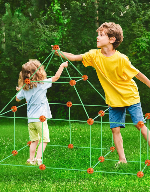 Load image into Gallery viewer, VEVOR Tent Fort Building Kit for Kids Glow in the Dark STEM Construction Toy 85P
