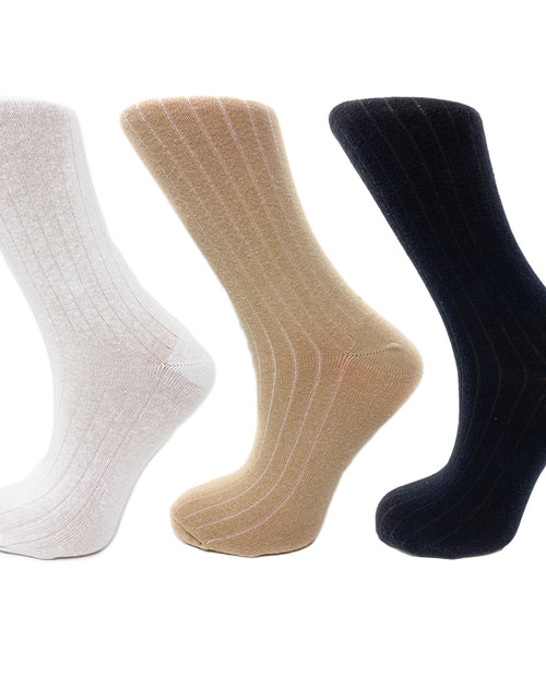 Load image into Gallery viewer, 3 Pairs of Women&#39;S Mid-Calf Colorful Socks - Soft, Breathable, &amp; Moisture-Wicking
