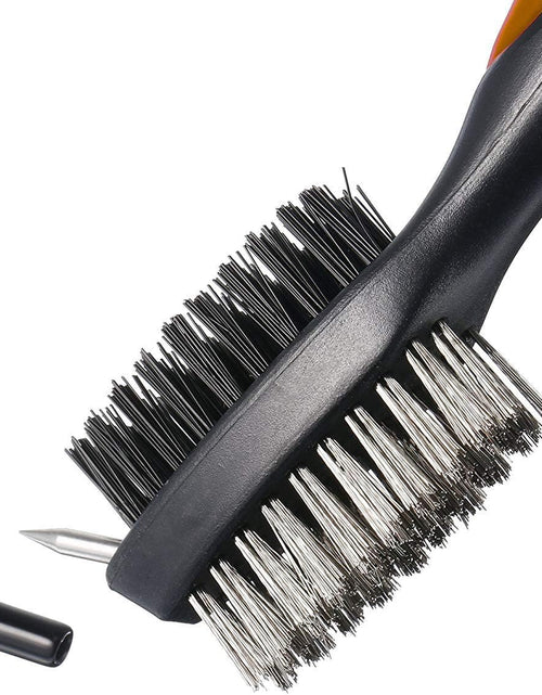 Load image into Gallery viewer, Golf Groove Sharpener Tool, Golf Club Groove Sharpener and Retractable Golf Club Brush, for Golfers, Practical Sharp and Clean Kits for All Golf Irons
