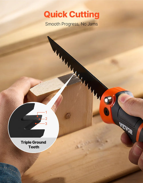 Load image into Gallery viewer, Folding Jab Saw 5 in Foldable Jab Saw with Soft Grip Handle for Drywall PVC
