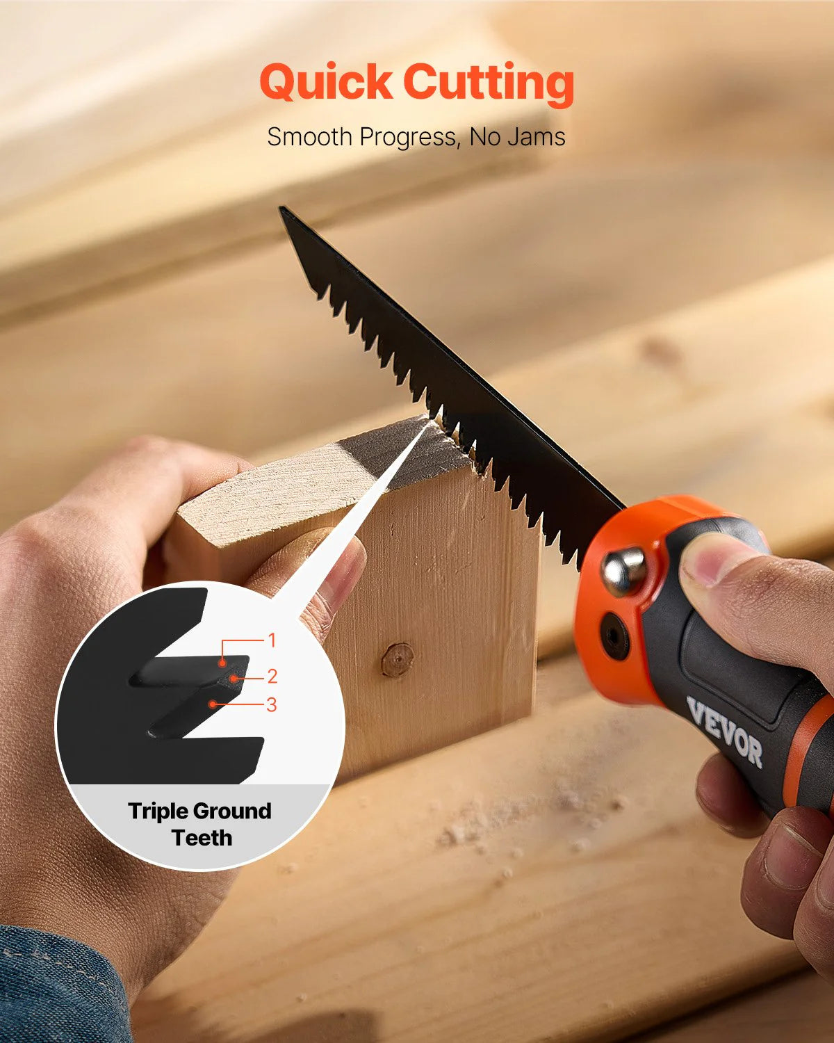Folding Jab Saw 5 in Foldable Jab Saw with Soft Grip Handle for Drywall PVC