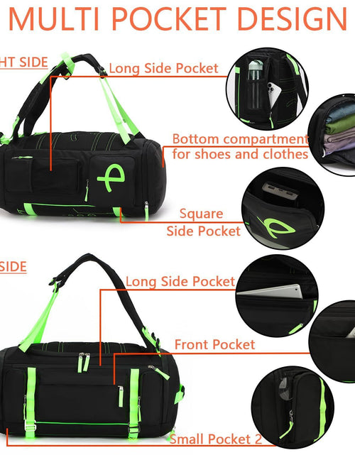 Load image into Gallery viewer, BE SMART 50L Extra Large Gym Backpack for Men, Big Gym Bag with Shoes Compart...
