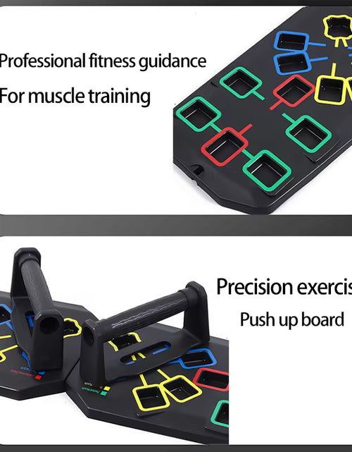Load image into Gallery viewer, Multifunctional Folding Push up Board Set Bracket Abdominal Muscle Training Equipment Portable Push up Board Exercise Training

