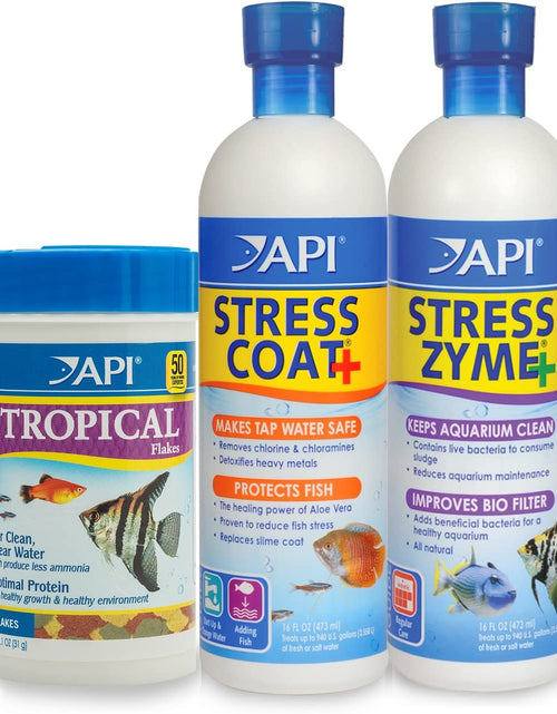 Load image into Gallery viewer, Stress Zyme Bacterial Cleaner, Freshwater and Saltwater Aquarium Water Cleaning Solution
