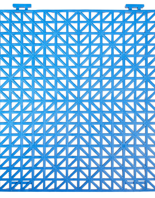 Load image into Gallery viewer, VEVOR Interlocking Tile 55PCS Blue, Drainage Tiles 12 X 12 Splicing, Soft PVC Interlocking Drainage Floor Tiles, Non-Slip Drainage Holes for Restroom, Bathroom, Kitchen, Pool, Wet Areas, Blue
