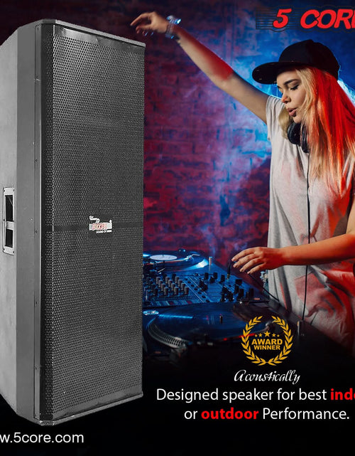 Load image into Gallery viewer, 5Core Portable Cabinet PA DJ Speaker System 15 Inch 4000W Passive 3 Way Loudspeaker
