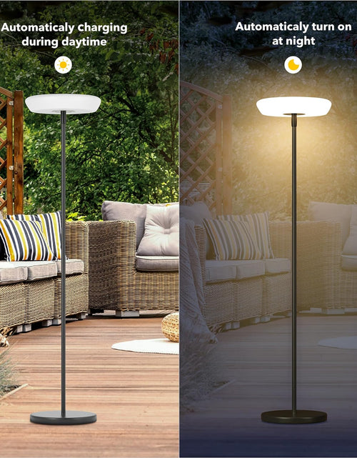 Load image into Gallery viewer, Minimalist Solar Powered Outdoor Floor Lamp
