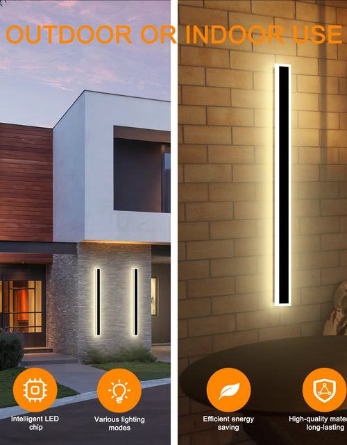 Load image into Gallery viewer, 2-Pack 40” RGBW Frame Wall Light for Indoor &amp; Outdoor

