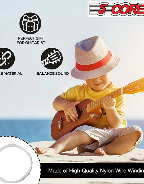 Load image into Gallery viewer, 5Core Ukulele Strings Nylon W Deep Bright Tone Consistent Reliable Durability Uku String
