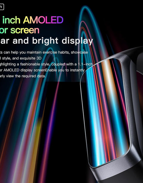 Load image into Gallery viewer, Fitness Trackers for Women Men, Oled Screen Heart Rate Sleep Monitor Step Tracker 25 Sports Modes IP68 Waterproof Smartwatch Activity Tracker, Smart Bracelet Fitness Tracker Watch with Blood Pressure
