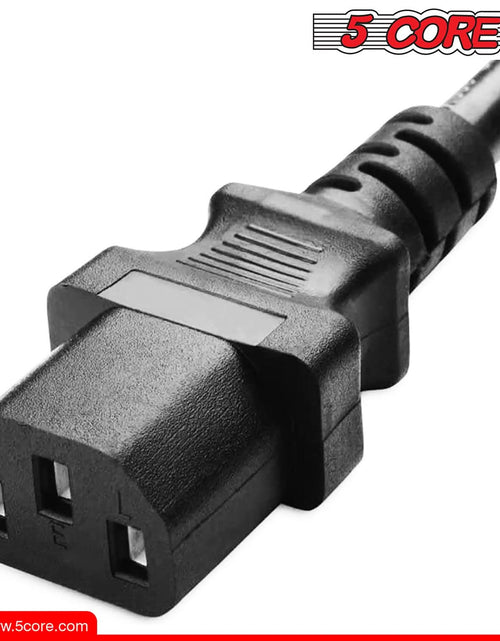 Load image into Gallery viewer, 5Core AC Power Cord 6 Ft 3 Prong US Male - Female Extension Adapter 16AWG 125V 13A
