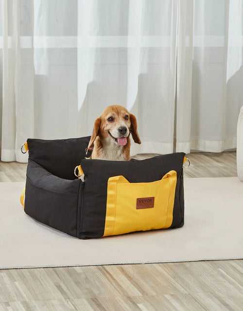 Load image into Gallery viewer, VEVOR Dog Booster Car Seat Pet Car Seat for Small Dog up to 25Lbs Black

