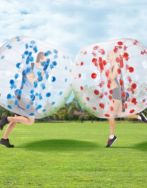 Load image into Gallery viewer, VEVOR Inflatable Bumper Balls 2-Pack, 5FT/1.5M Body Sumo Zorb Balls for Teen &amp; Adult, 0.8Mm Thick PVC Human Hamster Bubble Balls for Outdoor Team Gaming Play, Bumper Bopper Toys for Garden, Yard, Park
