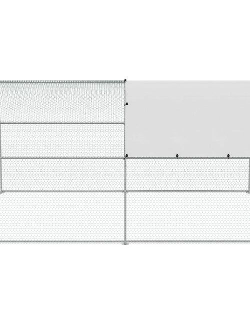 Load image into Gallery viewer, VEVOR Large Metal Chicken Coop, 9.8X12.9X6.5 Ft Walk in Chicken Run for Yard with Waterproof Cover, Doom Roof Hen House with Security Lock for Outdoor and Backyard, Farm, Duck Rabbit Cage Poultry Pen
