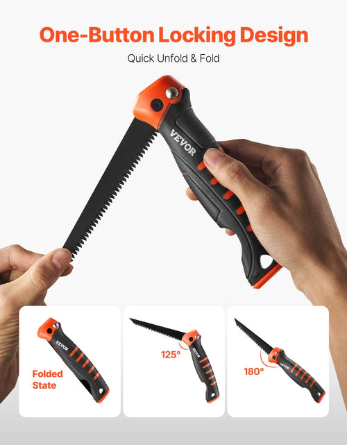 Load image into Gallery viewer, Folding Jab Saw 5 in Foldable Jab Saw with Soft Grip Handle for Drywall PVC
