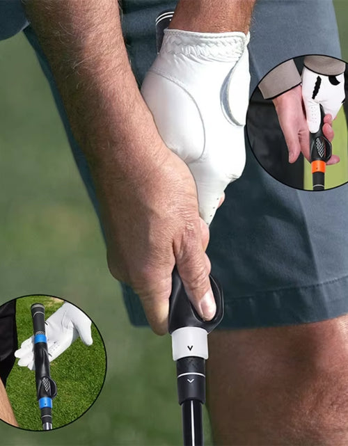 Load image into Gallery viewer, Golf Grip Trainer Attachment Swing Trainer Golf Gesture Alignment Training Aids Golf Swing Trainer for Women Men Beginner Exerci
