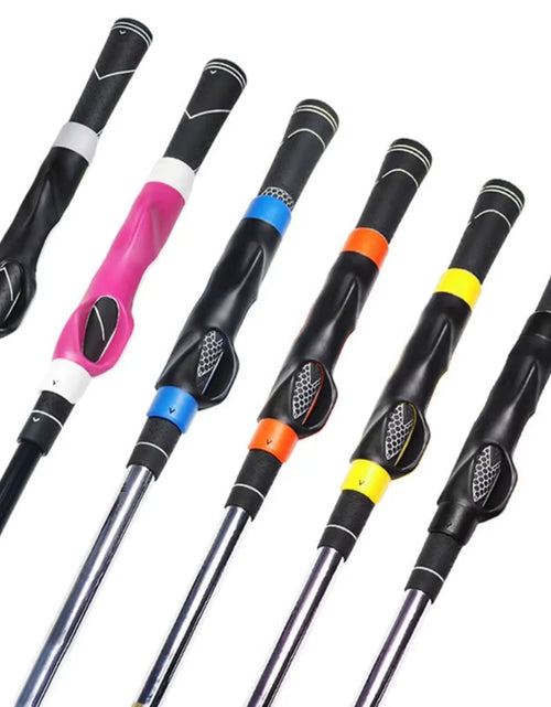Load image into Gallery viewer, Golf Grip Trainer Attachment Swing Trainer Golf Gesture Alignment Training Aids Golf Swing Trainer for Women Men Beginner Exerci
