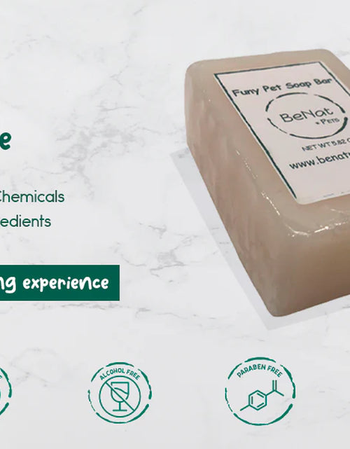 Load image into Gallery viewer, Benat Pets. All-Natural Pet Shampoo Bar. Oat. 5.8 Oz.
