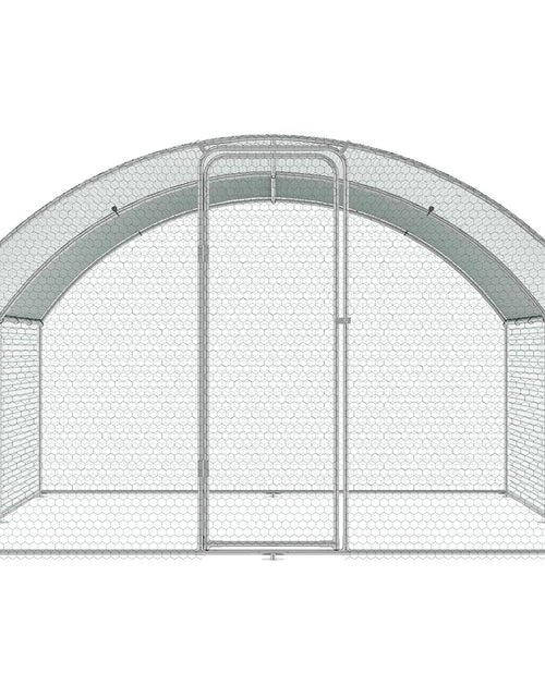 Load image into Gallery viewer, VEVOR Large Metal Chicken Coop, 9.8X12.9X6.5 Ft Walk in Chicken Run for Yard with Waterproof Cover, Doom Roof Hen House with Security Lock for Outdoor and Backyard, Farm, Duck Rabbit Cage Poultry Pen

